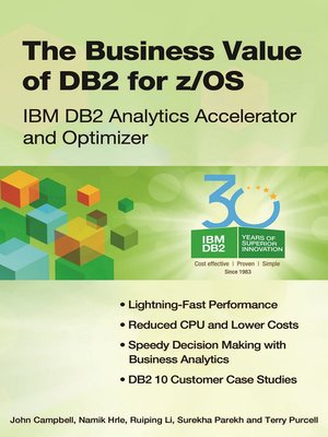 cover image of The Business Value of DB2 for z/OS